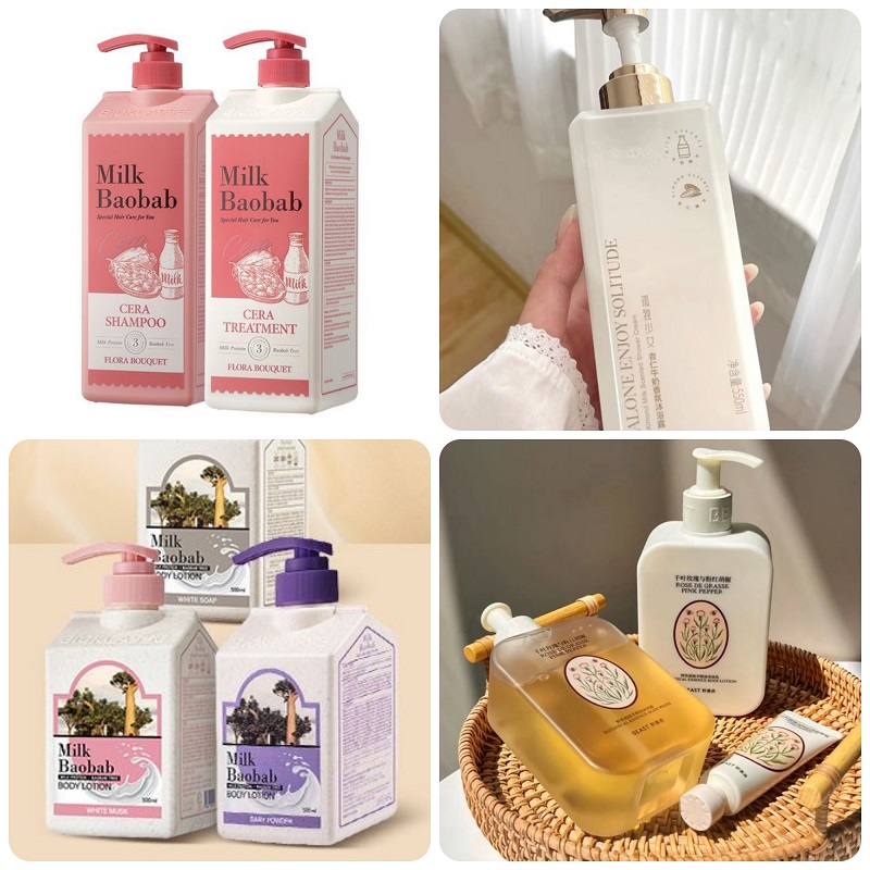 Chai lọ MỸ PHẨM acrylic vuông