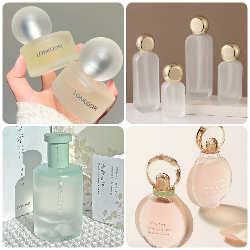 chai lọ chiết nước hoa thủy tinh mờ