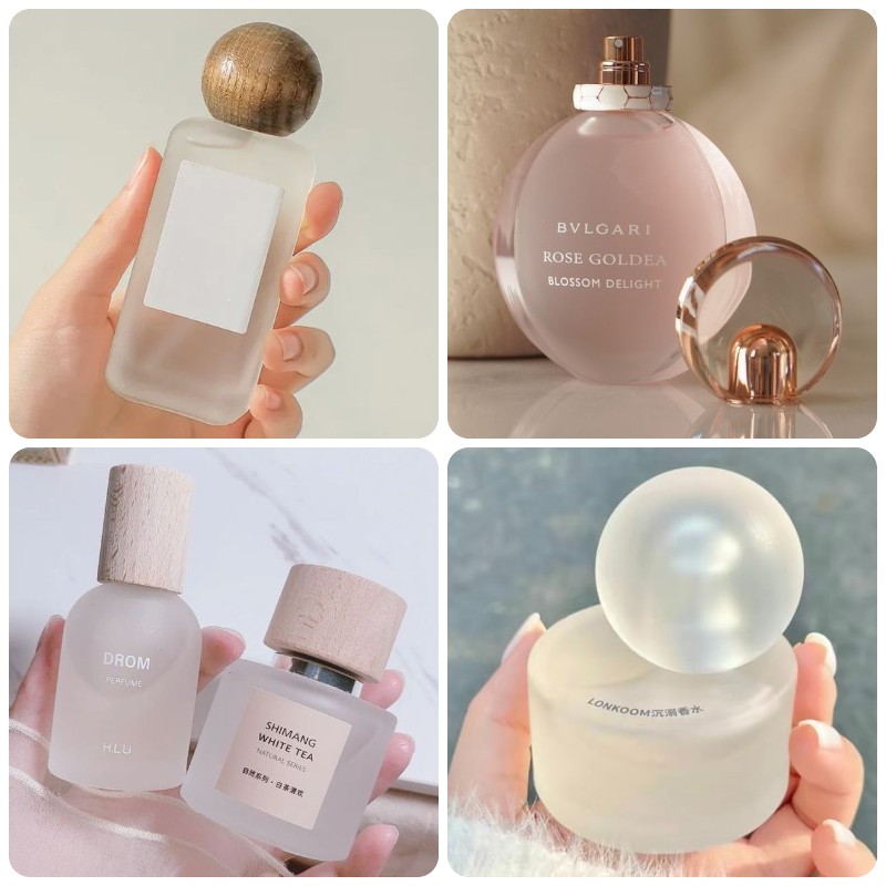 chai lọ chiết nước hoa thủy tinh mờ