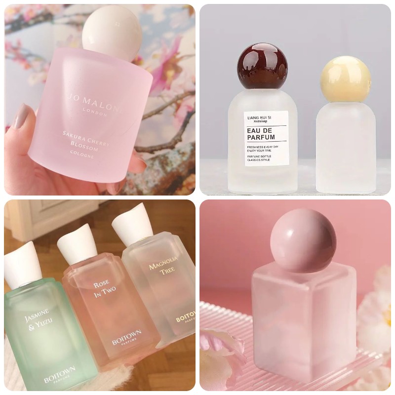 chai lọ chiết nước hoa thủy tinh mờ