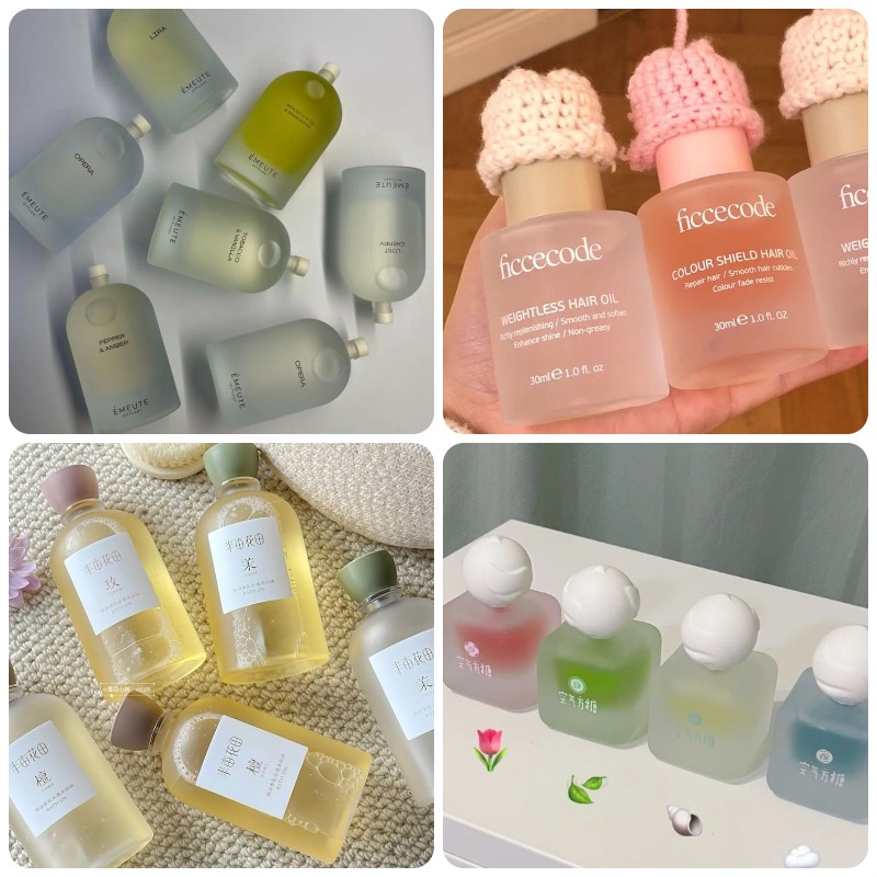 chai lọ chiết nước hoa thủy tinh mờ