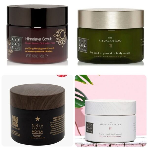 Cung cấp bộ hũ kem body viền vàng giá sỉ – Bán chai lọ mỹ phẩm