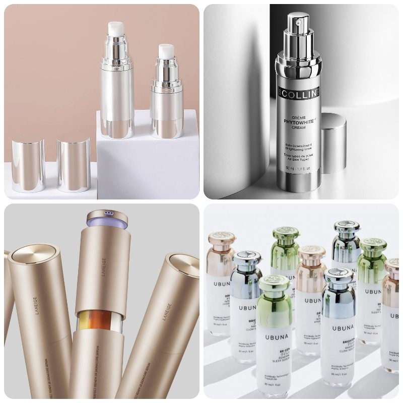 chai chân không nắp xi