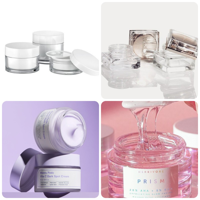 Bán sỉ lẻ hũ đựng mỹ phẩm trong suốt tại TPHCM - Bán vỏ son, hũ đựng kem, lọ chai lọ đựng mỹ phẩm