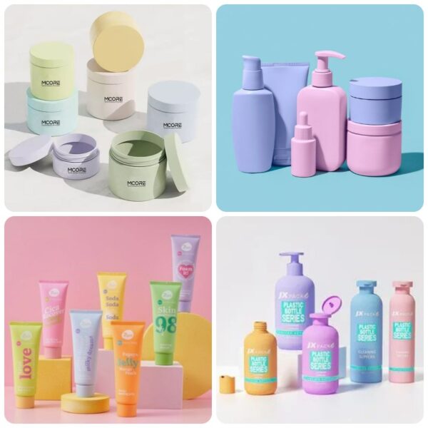 Bán sỉ lẻ chai lọ màu đựng mỹ phẩm,Bán hũ đựng kem, vỏ son