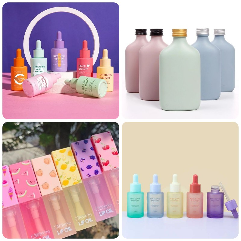 Bán sỉ lẻ chai lọ màu đựng mỹ phẩm,Bán hũ đựng kem, vỏ son chai lọ màu đựng mỹ phẩm