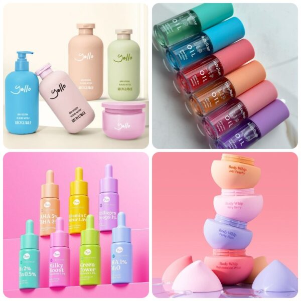 Bán sỉ lẻ chai lọ màu đựng mỹ phẩm,Bán hũ đựng kem, vỏ son