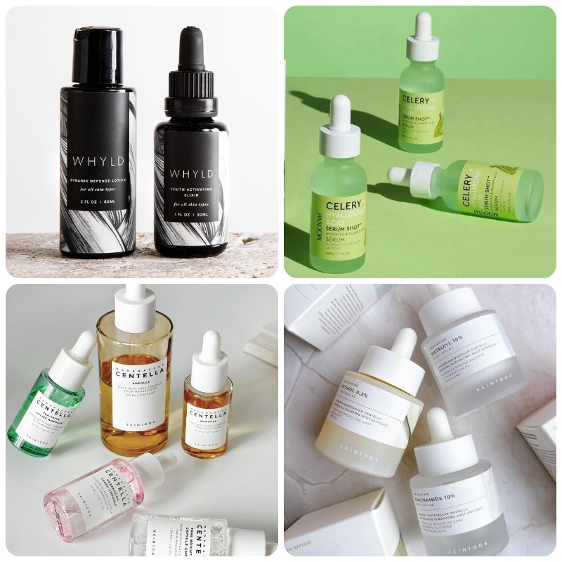 huyết thanh chai acrylic