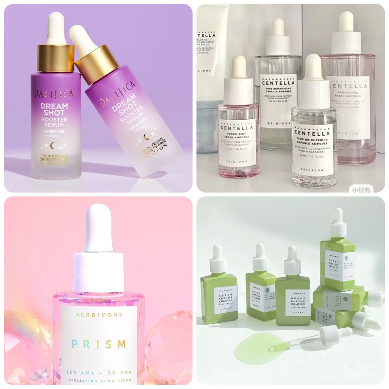 huyết thanh chai acrylic