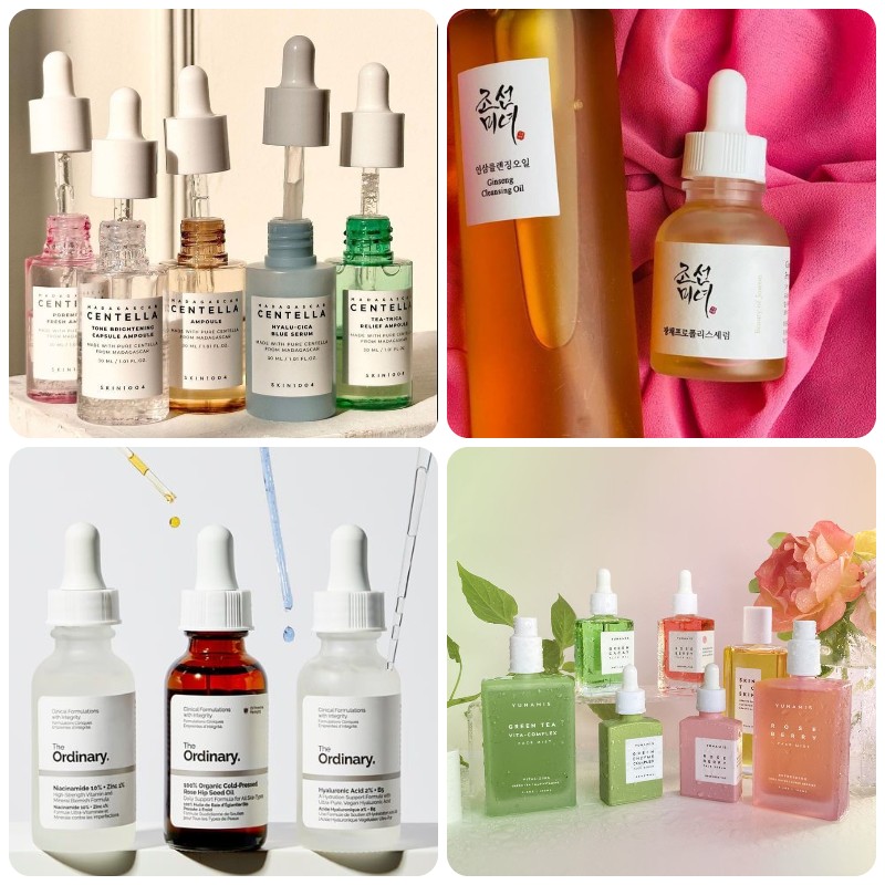 huyết thanh chai acrylic