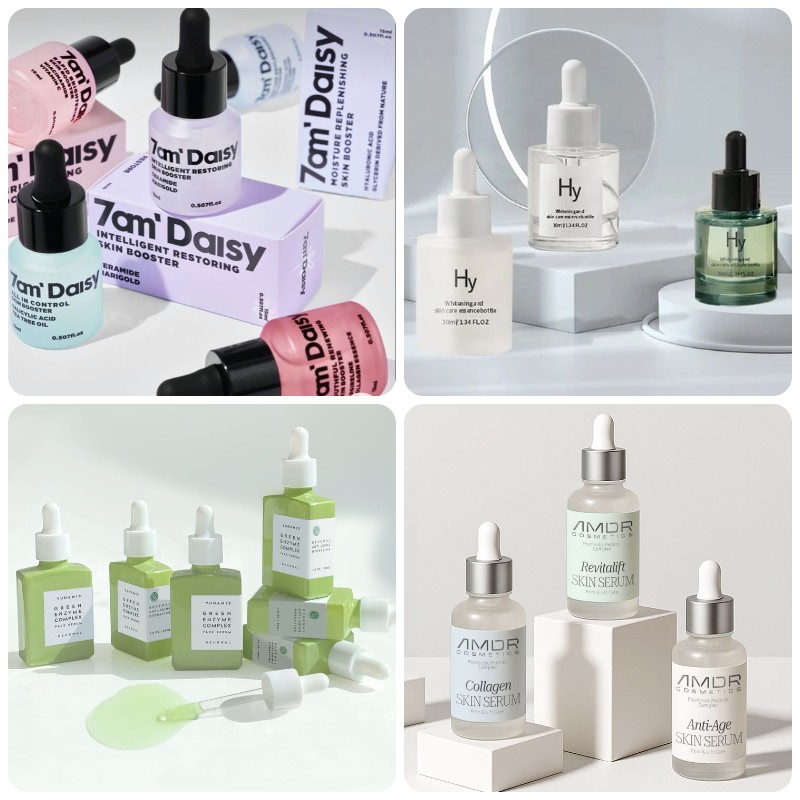 huyết thanh chai acrylic