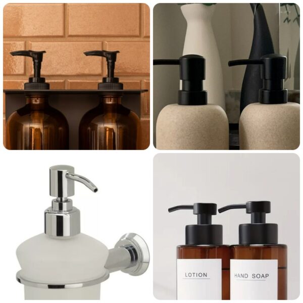 Cung cấp đầu xịt màu đen chai sữa tắm, dầu gội giá sỉ