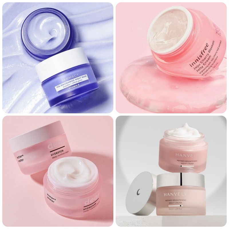 hũ kem body hai lớp trong suốt