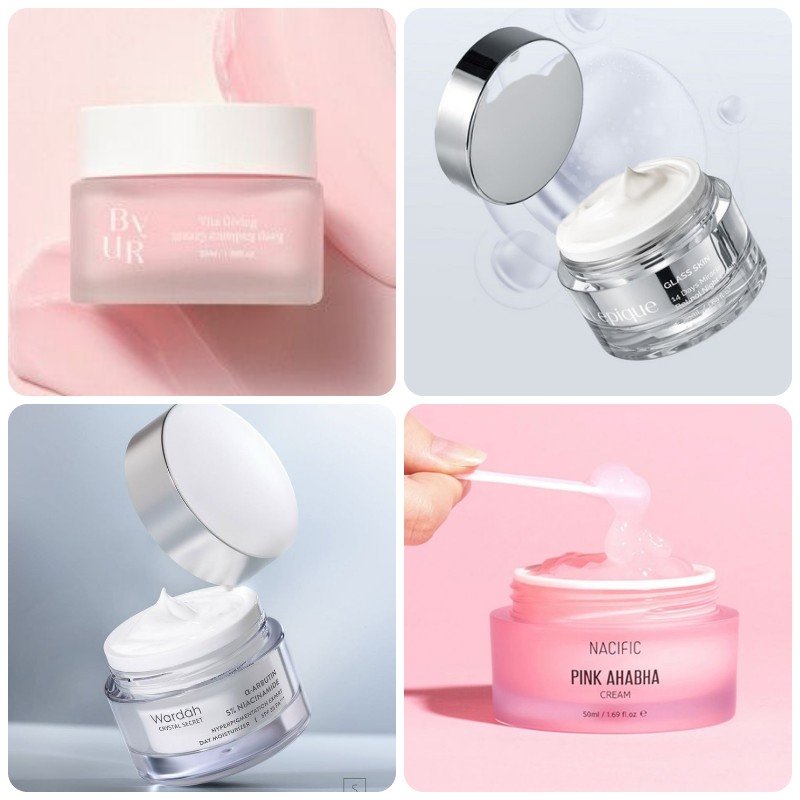 hũ kem body hai lớp trong suốt