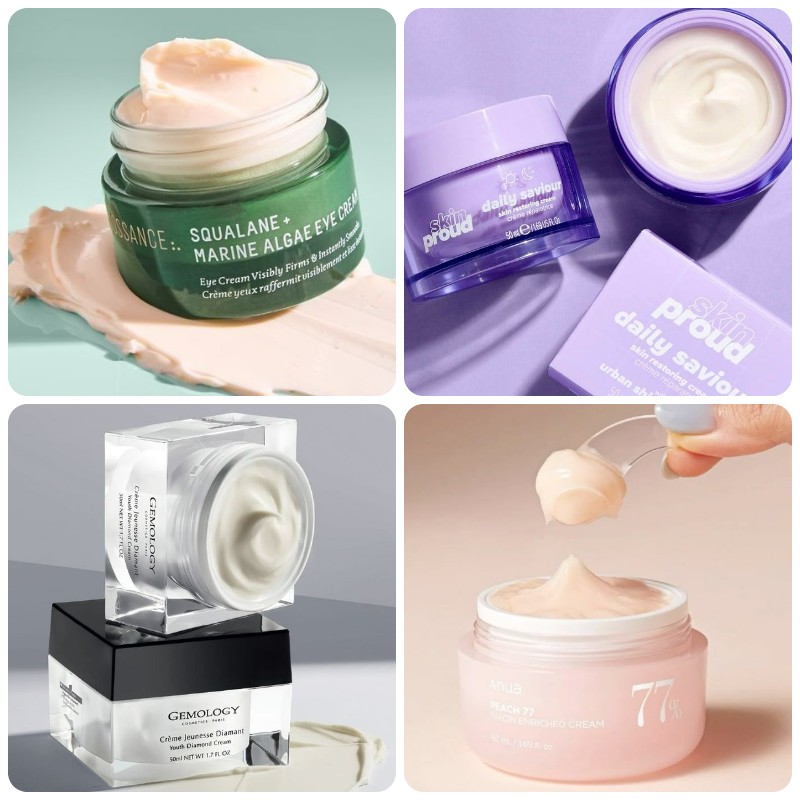 hũ kem body hai lớp trong suốt