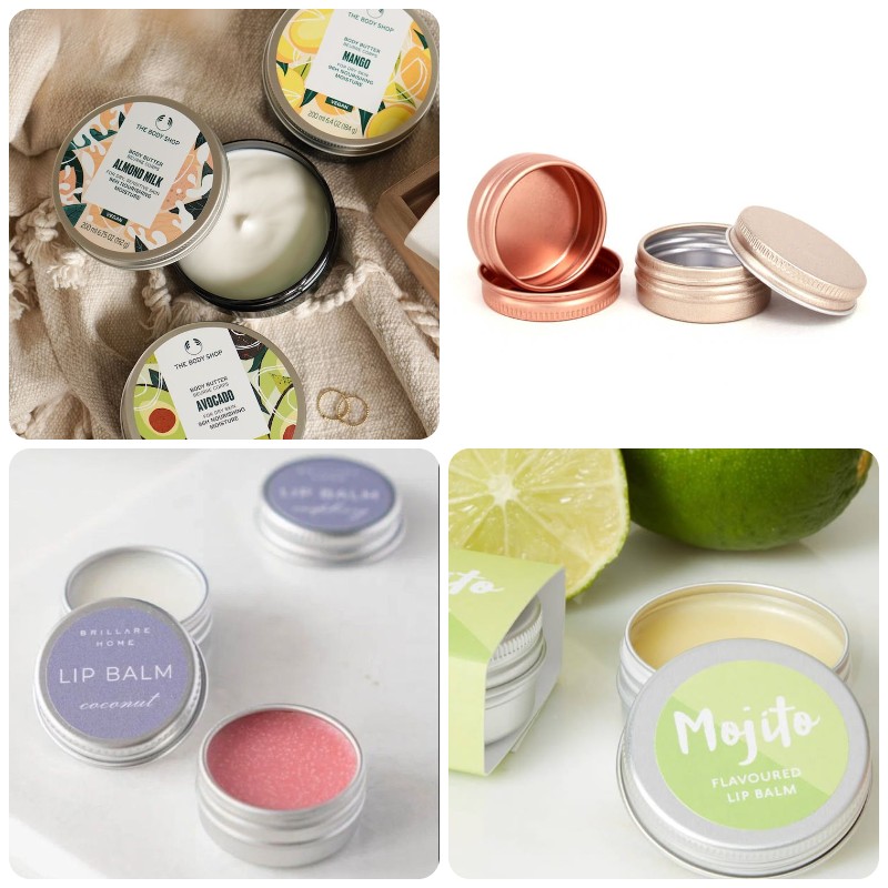 Bán hũ thiếc mẫu mã đẹp giá sỉ - Bán hũ lọ chai đựng mỹ phẩm hũ thiếc