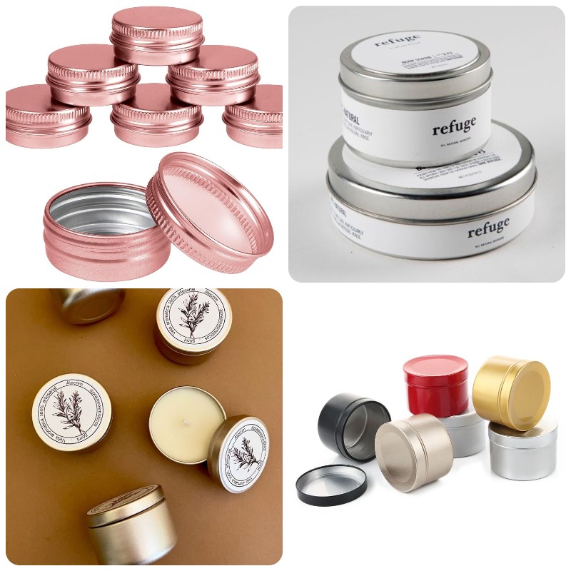 hũ lọ thiếc đựng mỹ phẩm