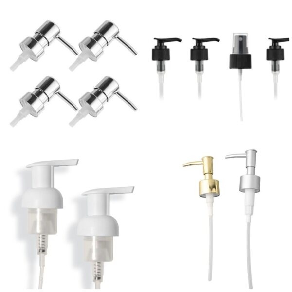 Sỉ và lẻ vòi đầu xịt chai sữa tắm chai dầu gội màu xanh