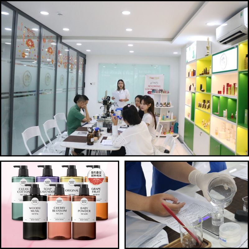 Học làm mỹ phẩm