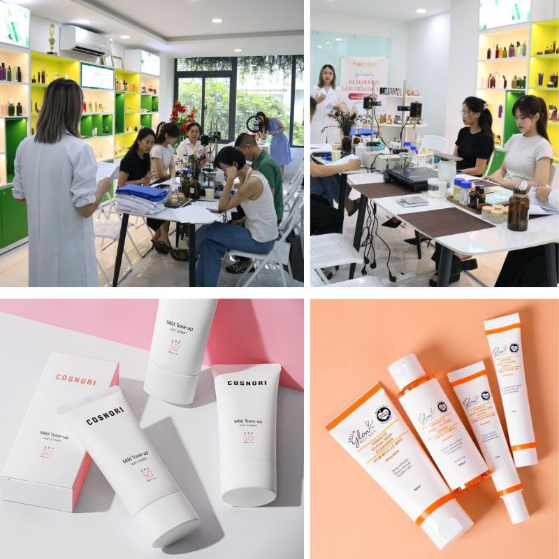 dạy nghề sản xuất mỹ phẩm