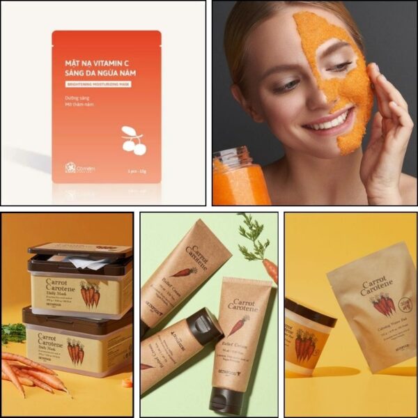 Gia Công Mặt Nạ Cà Rốt: Dưỡng Chất Thiên Nhiên Tươi Mát Làn Da