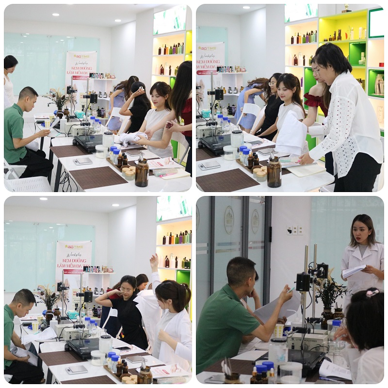 Khóa học dạy nghề mỹ phẩm chuyên sâu