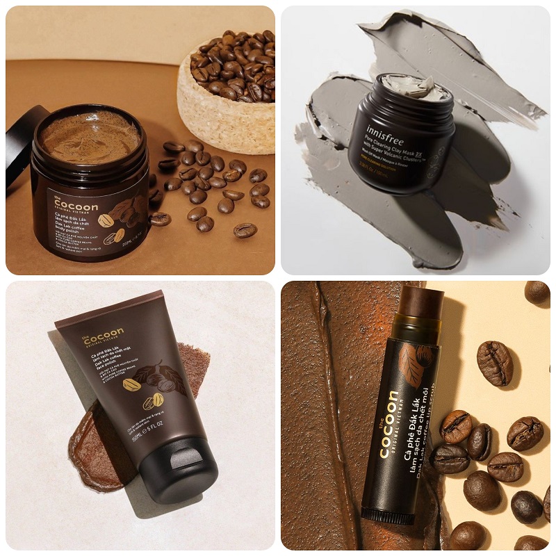 gia công tẩy tế bào chết cà phê