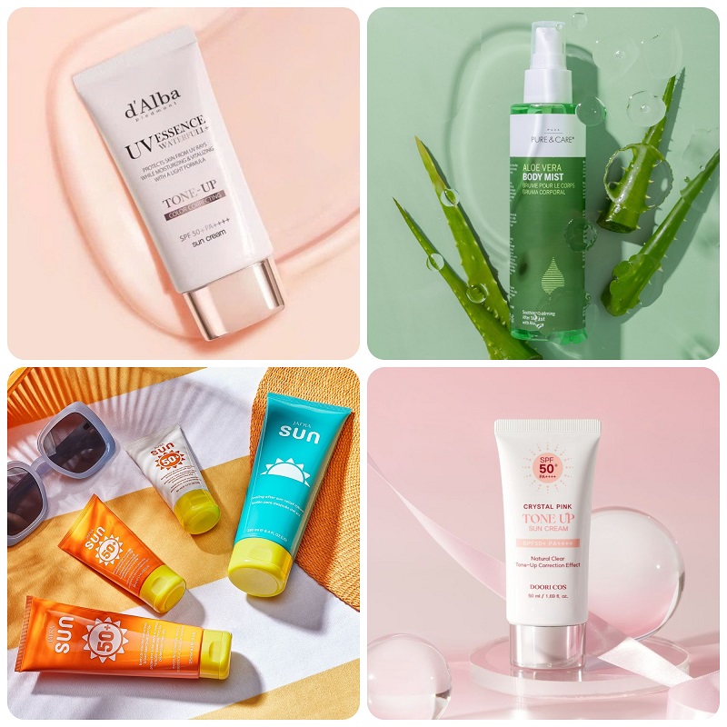 gia công kem chống nằng thiên nhiên