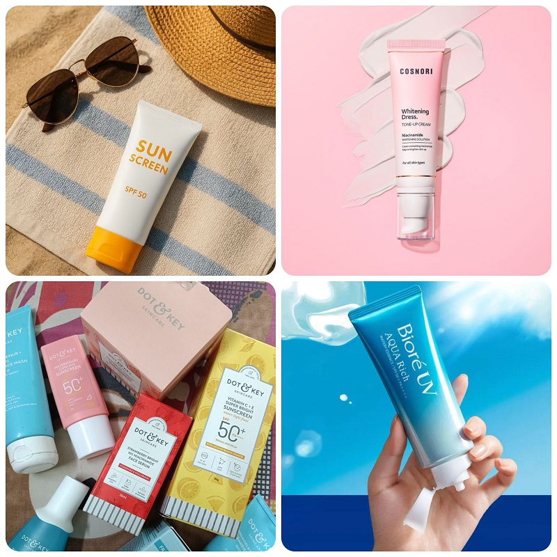 gia công kem chống nắng nâng tone